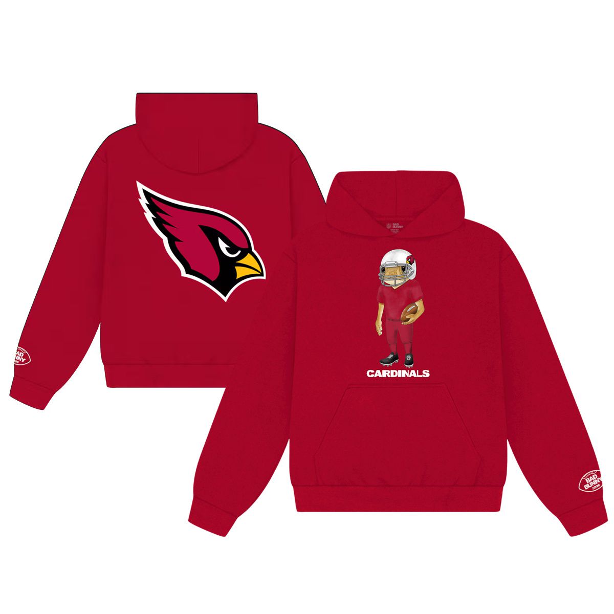 Men 2026 NFL Arizona Cardinals hoodie red 0011